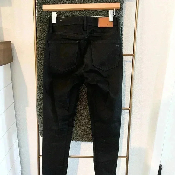 Madewell Black High Rise Skinny Jeans - Picture 2 of 4